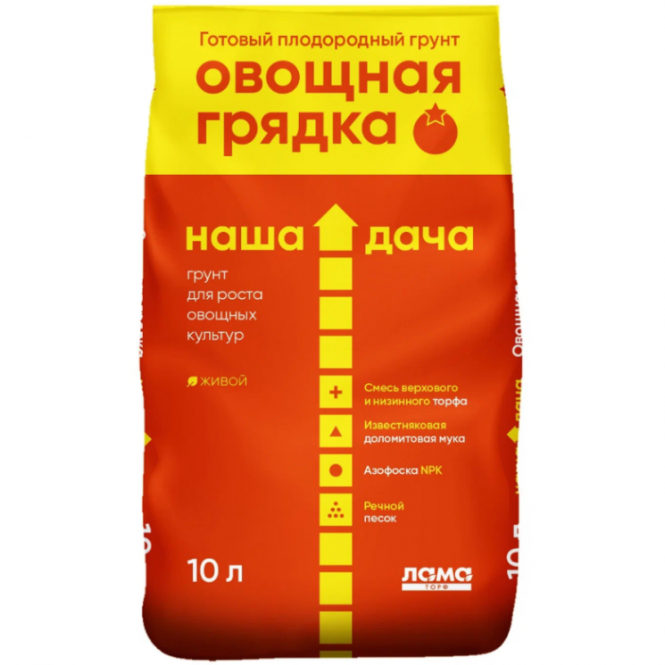 * Грунт НАША ДАЧА Овощная грядка 10л