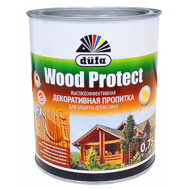 * Пропитка Wood Protect д/древесины 0,75л сосна